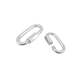 Mosquetón de acero inoxidable 304 con resorte para puerta, gancho de anillo de bloqueo de enlace rápido para Hamaca, Camping, escalada, hebilla de conexión - Product Image 4