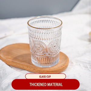 Proveedor Integral <span class=keywords><strong>de</strong></span> Cristalería para Mesa, Vaso <span class=keywords><strong>de</strong></span> Agua Sun Flower, Vaso <span class=keywords><strong>de</strong></span> Whisky con Borde Dorado - Product Image 4