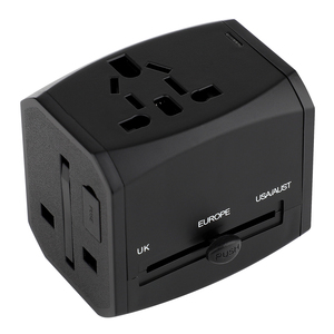 2025 <span class=keywords><strong>RR</strong></span> voyage Compact chargeur mural en acier inoxydable plus récent 2AC adaptateur secteur universel international dans le monde petite prise pour - Product Image 4