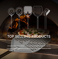 Pelle à pizza en aluminium perforée de 12 pouces – Essentielle pour la cuisson en extérieur, pelle à pizza Pala pour une placement équilibré
