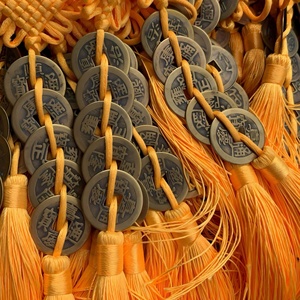 Ciondolo con Monete dei Cinque Imperatori, Pendente con Monete Antiche, Ornamento da Appendere per Casa, Porta, Finestra, Auto, Negozio, Regalo Aziendale - Product Image 2