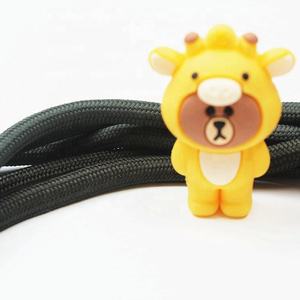 Hot Sale Hoodie Style Benutzer definierte Farbe Silikon End spitzen Kordeln mit leerem Logo - Product Image 6