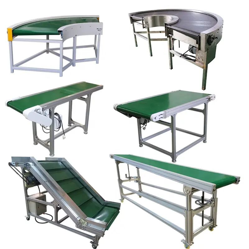 Máquina de torneamento de correia Branco Food Transporting Equipment Inclinado Belt Conveyor Novo Produto 2023 OEM Fornecido 40 Refratário