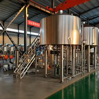 Équipement de brasserie 500L 800L 1000L, équipement de brassage de bière artisanale, machine à fabriquer de la bière