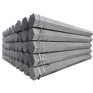 Professional factory jis g3442 bs1387 class b astm a53 c350 galvanized steel pipe for electrical support