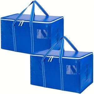Heavy Duty Extra Large Moving Bags,58 Gallon Jumbo Packing Bags,Huge Moving Storage Bags with Strong Zippers & Carrying Handles - Product Image 1