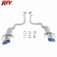 Système d'échappement Catback haute performance en acier inoxydable 304 poli miroir pour Lexus GS F/IS500/RC F/IS350/GS350 5.0L/3.5L