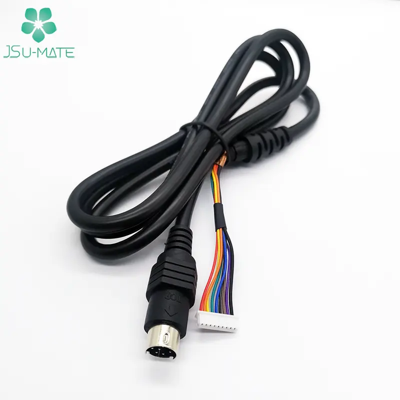 Custom Big/Power/Midi/Mini Din 8Pin Male To Molex 9Pin Connector Power Cable Mini Din 8 Pin Cable 9 Pin Cable