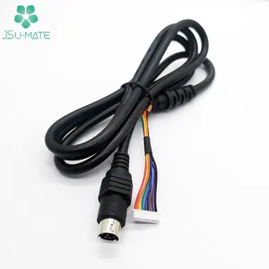 8pin Cable Custom Big/Power/Midi/Mini Din 8Pin Male To Molex 9Pin Connector Power Cable Mini Din 8 Pin Cable 9 Pin Cable