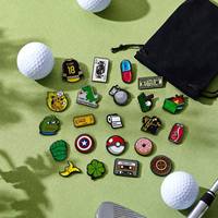 Marqueur de balle de golf PRIMUS GOLF en alliage de zinc émaillé, motif dessin animé amusant, personnalisé, décoratif et portable pour le putting green