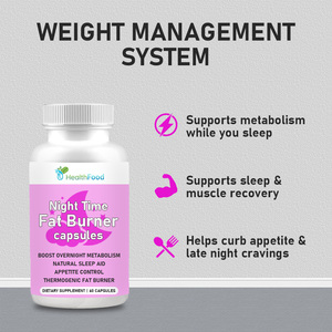 Capsules brûle-graisses nocturnes directes d'usine avec vitamine D favorisant le calme, la réduction du stress et la régulation du cycle du sommeil - Product Image 5