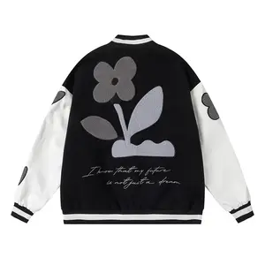 High Quality Customized Jacket Patch Embroidered Jacket Customized Logo Men's University Jacket