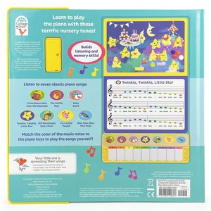 Chansons de piano pour tout-petits : livre sonore et musical pour enfants – Écoutez la chanson ou touchez sur les touches pour faire jouer de la musique - Product Image 6