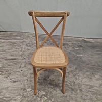 Le bois croisé populaire de chaises de restaurant de café en gros préside des vacances pour épouser