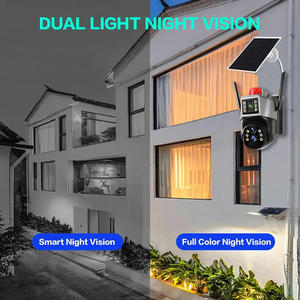 6MP 6MP açık çift Lens 360 Wifi kamera hareket algılama 8000mAh çift Panel güneş 4G kapalı devre kameralar - Product Image 5