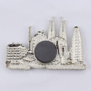 Precio de fábrica Imán de nevera de metal <span class=keywords><strong>3D</strong></span> Etiqueta de imán de España Diseños personalizados Recuerdo turístico de <span class=keywords><strong>BARCELONA</strong></span> personalizado - Product Image 2