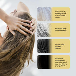 OEM Polygonum Multiflorum Shampooing Anti-chute <span class=keywords><strong>Solide</strong></span> Contrôle des Cheveux Huile Doux Noir Cheveux Réparateur Cuir Chevelu Hydratant - Product Image 6