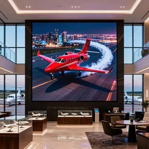 Écran LED mural vidéo de 431 pouces pour salle de réception de luxe personnalisée <span class=keywords><strong>en</strong></span> avion privé, test professionnel, apprentissage, magasin spécialisé - Product Image 1