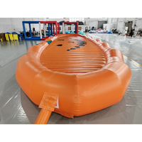 Grand château gonflable d'extérieur en PVC de qualité commerciale, écologique, en forme de citrouille, capacité 40 personnes, pour enfants et adultes