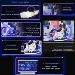 Simulador de Motocicleta, Simulador de Conducción de Carreras, Cabina de Simulación, Máquina de Juegos de Arcade, Ciclismo VR, Motocicleta, Niños y Adultos - Product Image 2