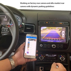 AZTON Xe Video Giao Diện Cho Carplay VW Touareg Dòng Apple Bản Đồ Google Waze Tidal Spotify Podcast Tin Nhắn Whatsapp - Product Image 3
