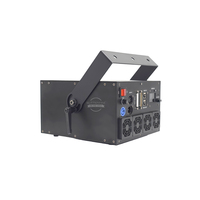 Projecteur laser d'animation RVB 10W pleine couleur / DMX / ILDA / Son / Auto 5-en-1 en aluminium pour DJ et KTV