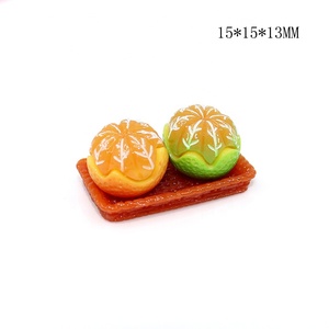 Miniaturas de Frutas 3D de Resina: Huevo, Uva, Naranja para Scrapbooking, Lazos para el Cabello y Accesorios DIY - Product Image 5