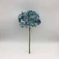 EG-A192 Offre Spéciale fleur artificielle soie unique Vintage couleur hortensia bleu rose hortensias artificiels pour Table décoration de la maison