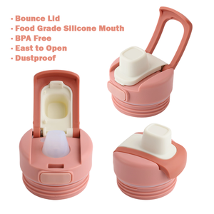 Nueva Botella Deportiva <span class=keywords><strong>MU</strong></span> de Acero Inoxidable 304 de Grado Alimenticio para Adultos y Niños, Termo con Tapa de Cierre a Presión y Múltiples Tamaños Personalizables - Product Image 3