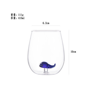 Copo Criativo de Vidro Borossilicato Transparente com Design de Animal Tridimensional, Resistente a Altas Temperaturas - Product Image 6