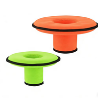 Porte-canettes flottant personnalisé en néoprène souple et imperméable pour piscine, plage, fête, vente en gros, commande en gros, service de logo OEM