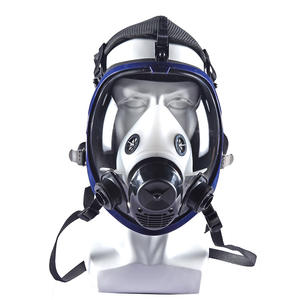 Masque à gaz intégral en silicone CF01 réutilisable et lavable, grande vision, filtre à <span class=keywords><strong>charbon</strong></span> <span class=keywords><strong>actif</strong></span> K1, protection à trois couches - Product Image 4