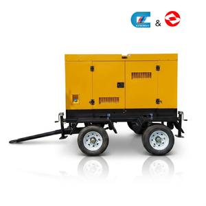 ราคาโรงงาน เครื่องกำเนิดไฟฟ้าดีเซลแบบเคลื่อนที่ 400KVA 500KVA 600KVA 50Hz 3 เฟส 4 สาย แบบเงียบ ติดตั้งบนรถพ่วง พร้อมระบบเก็บเสียง - Product Image 1