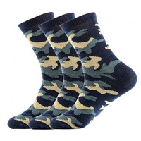 Chaussettes tactiques épaisses à semelle en tissu éponge, chaussettes de trekking respirantes, chaussettes de sport