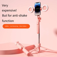 MQ Wireless Mini Selfie Stick Retractable Foldable Aluminium Tripod Monopod Alat Genggam Portabel Remote Shutter Perjalanan iPhone