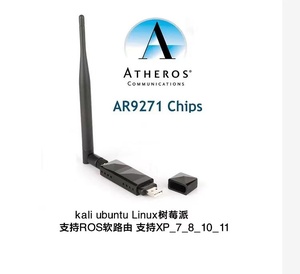 Adaptador WiFi USB Inalámbrico CtrlFox Atheros <span class=keywords><strong>AR9271</strong></span> 802.11n 150Mbps con Antena WiFi de 5dBi Tarjeta de Red para <span class=keywords><strong>Windows</strong></span> 7/8/<span class=keywords><strong>10</strong></span> Kali Linux - Product Image 2
