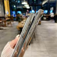 Coques de téléphone portable antichoc en TPU souple plaqué luxe, très vendues, pour 16/15 Pro Max/14 Plus/11/12/13, haute qualité