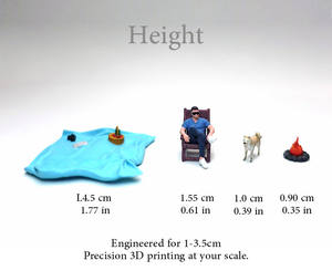 IOTA 1:64 Ölçekli 3D Yazıcı Figürü Gerçekçi Minyatür Reçine ABS El Sanatları Karikatür Plastik Oyuncak Koleksiyonluk Özel Hayvan - Product Image 4