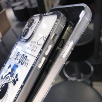 Coque de téléphone Anti-chute, joli étui d'astronaute de dessin animé en Silicone TPU souple pour iPhone 13 12 11X7 8