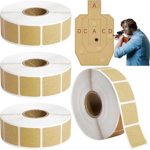 1000 pezzi/adesivi per tiro a rullo per riparazione di carta bersaglio autoadesiva paster per bersagli quadrati etichette per poligono di tiro - Product Image 3