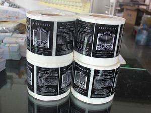 Tùy chỉnh hậu quả mã vạch nhãn QR mã Sticker in ấn Matte nhiều lớp giấy nhãn dán nhãn - Product Image 2