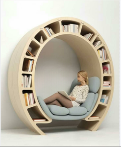 Rincón de Lectura Moderno y Ecológico de Lujo, Librería Única para el Hogar, Sala de Estar, Dormitorio, Biblioteca, Jardín de Infancia, Preescolar, <span class=keywords><strong>Universidad</strong></span> - Product Image 4