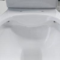 Dernière porcelaine sans monture P piège deux pièces placard à eau toilette dans les articles sanitaires bols de toilette Design et Wc bol pour salle de bain