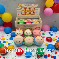 Boîte Mystère Surprise : Jouet Squishy Mignon en Forme de Cube, Emballage Panier à Vapeur, Couleurs Assorties, Jouet Anti-Stress à Presser pour Fête