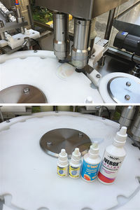 Diseño de brazo mecánico Botella de plástico automática 5ml 10ml 30ml 50ml Máquina tapadora de llenado de gotas para ojos - Product Image 3