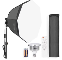 ZHENKE LED pour ensemble pour la photographie en direct tournage vidéo trois températures de couleur en alliage d'aluminium Oxford tissu professionnel