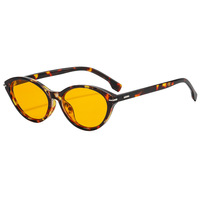 Lunettes de soleil rétro personnalisées UNOC 2026, monture petite unisexe, verres PC UV400, lunettes de soleil œil de chat pour femmes