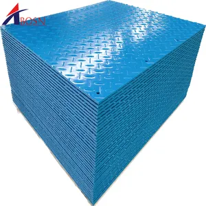 Light duty 3000x1500mm HDPE recycled 80 ton weight limit extruded ground access mat