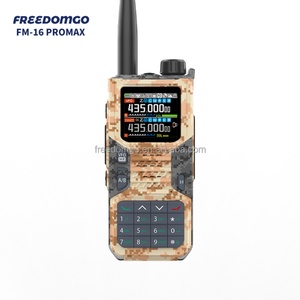 FM-16 ProMax Two Way for for High Power 10W GPS <b>Walkie</b>-<b>talkie</b> Long Distance Handheld for Communication VHF/UHF - Product Image 3