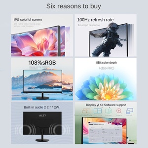 MSI mp271a 27inch 100Hz HDR FHD PC Màn hình máy tính để bàn rộng màn hình máy tính xách tay bên ngoài 1080p chơi game màn hình - Product Image 6
